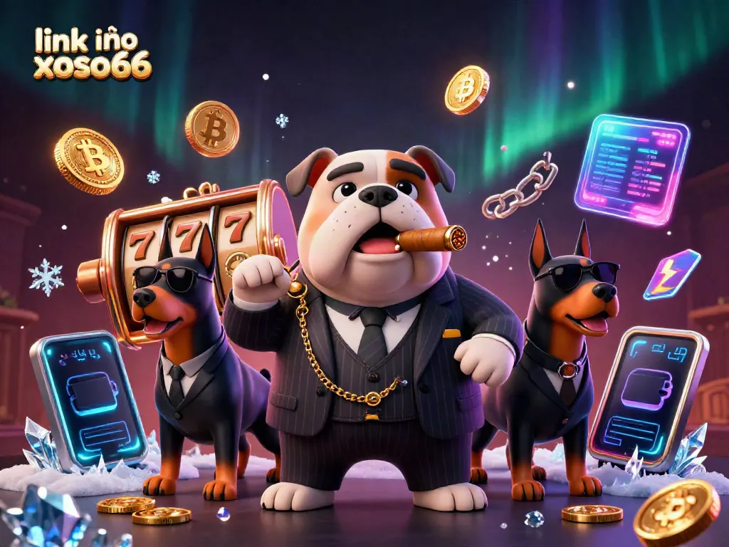 Engage with the excitement of slot games at link vào xoso66 with this vibrant 3D casino illustration.