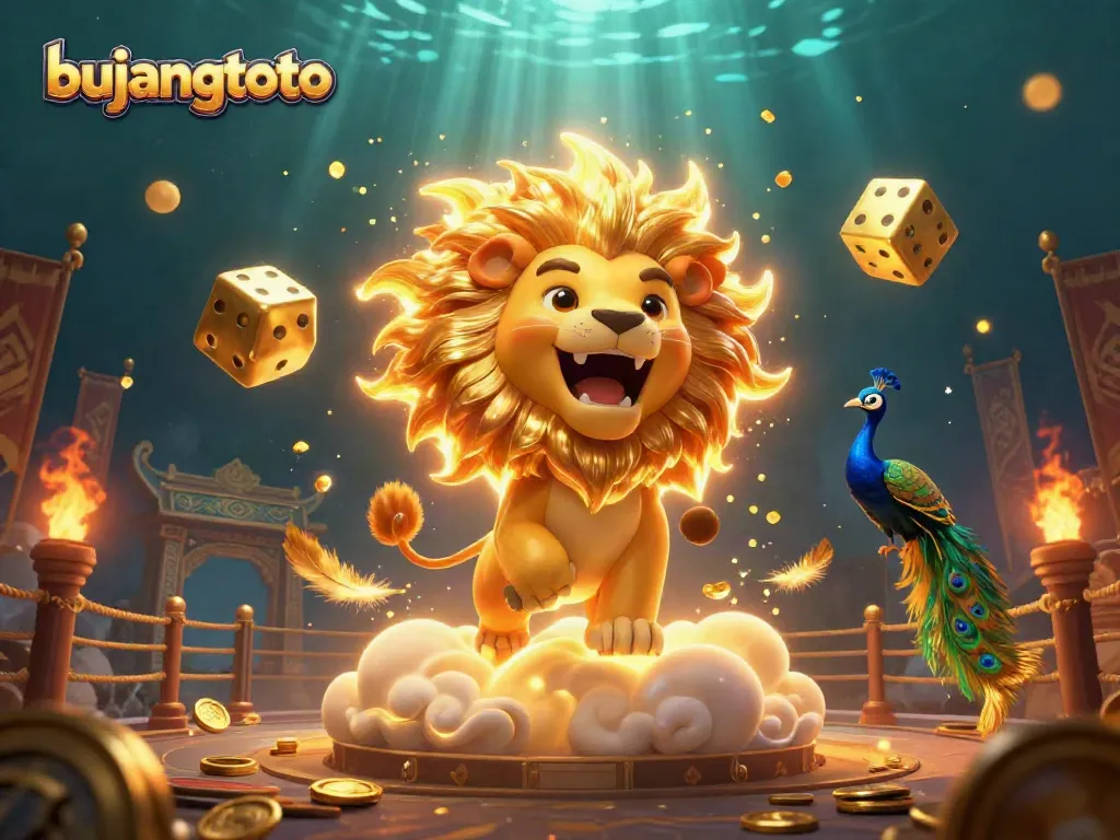 Join the BUJANGTOTO casino adventure with vibrant 3D characters and dynamic gaming elements.