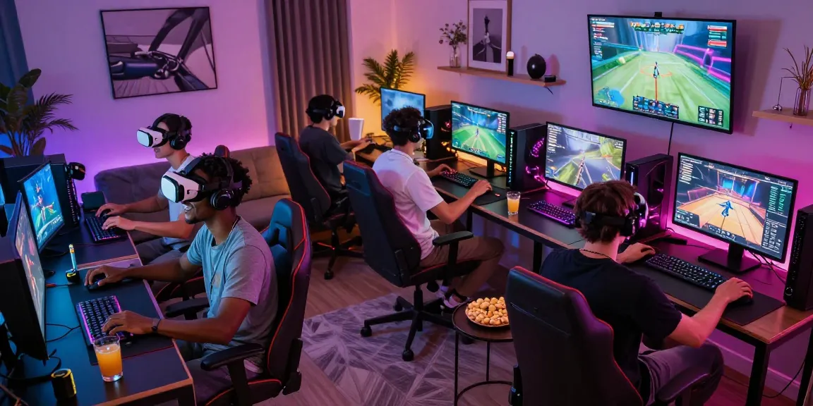 Pengalaman gaming mewah di luxury111 dengan teman-teman, suasana kompetisi seru.