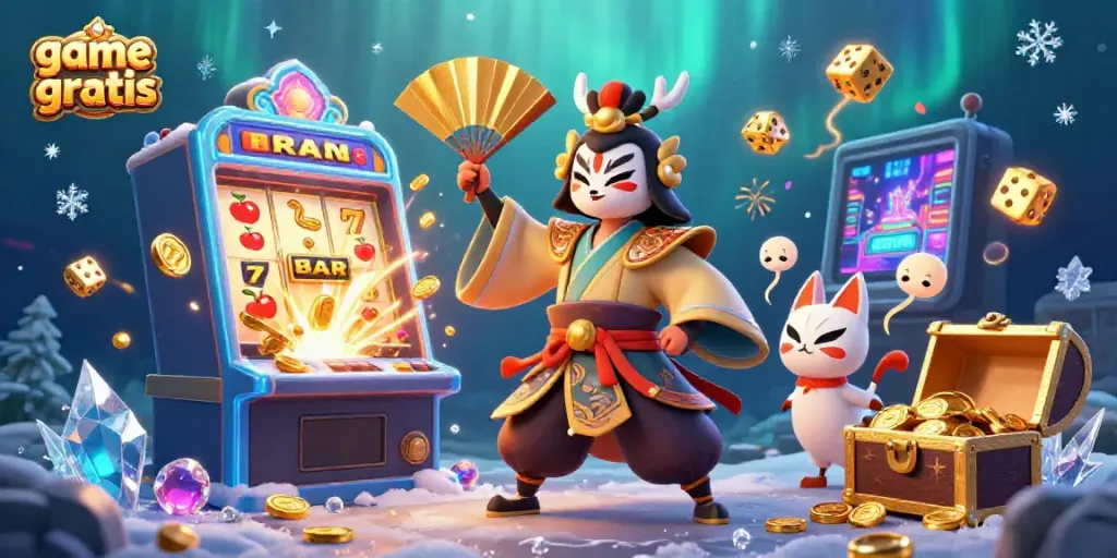 Engage in thrilling game gratis experiences with vibrant characters amid a jackpot explosion.