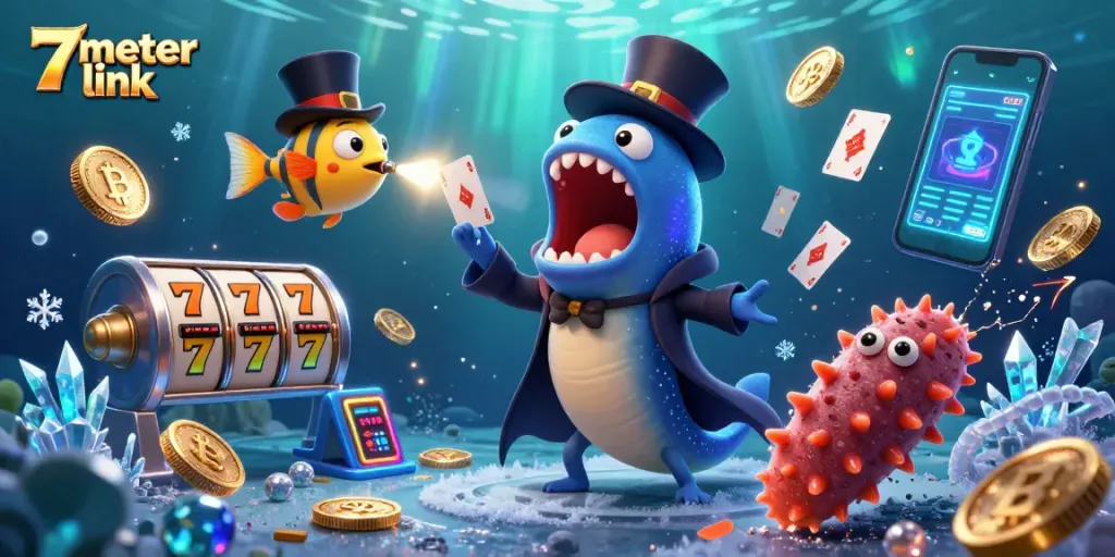 Engage with the thrilling 7meter link experience showcasing a magical underwater casino adventure.