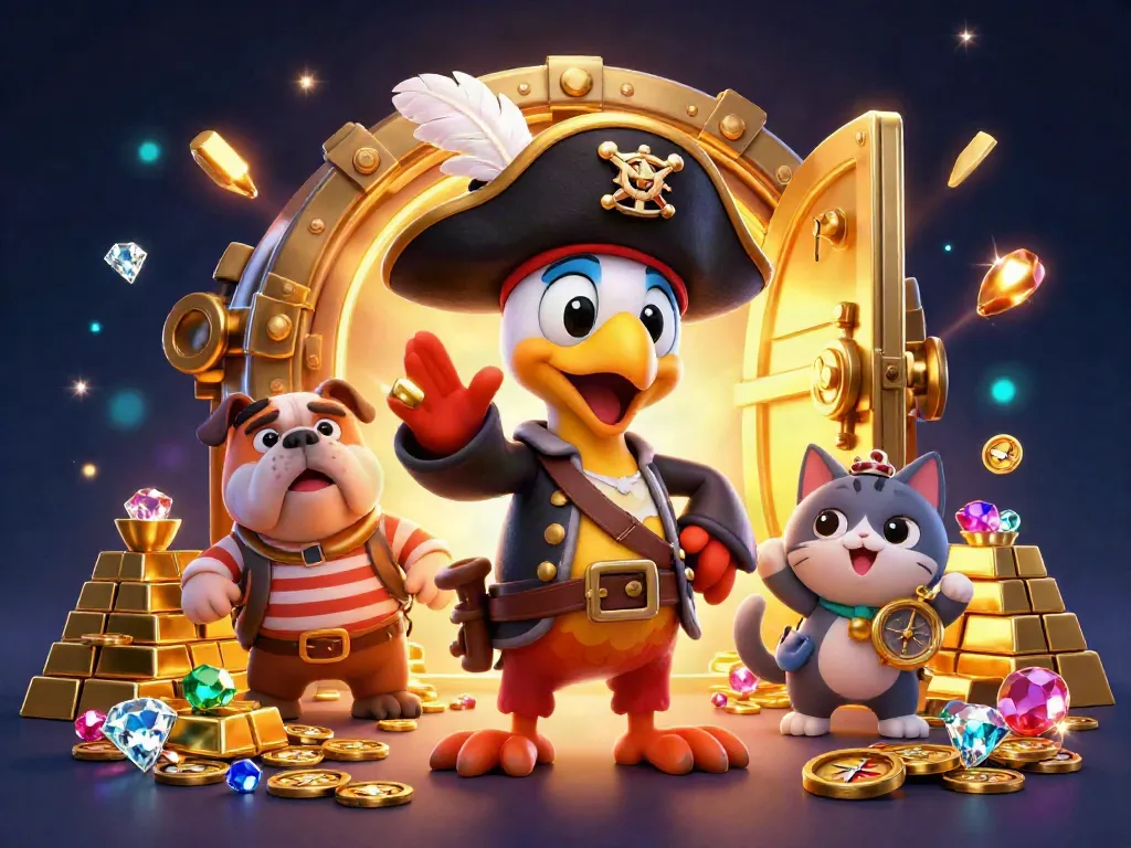 Engage in thrilling online slot gameplay with babylonnewsagency featuring dynamic characters and treasure elements.