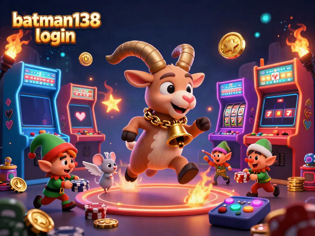 Join the holiday fun at batman138 login with Krampus gaming in a vibrant casino scene.