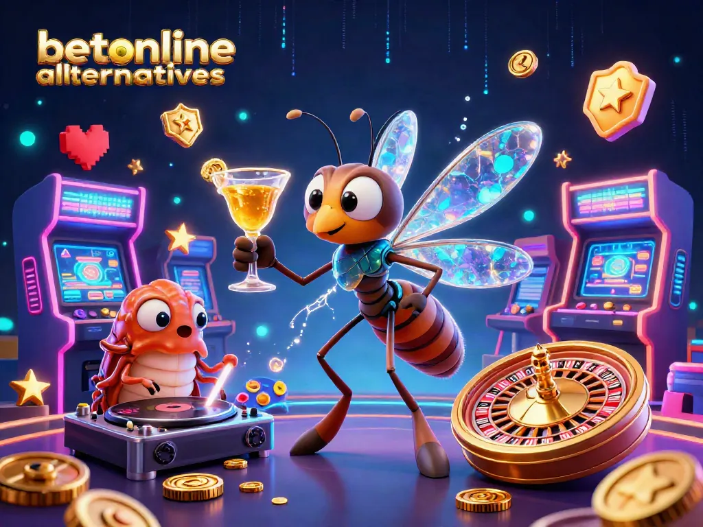 Experience exciting gameplay with betonline alternatives featuring vibrant casino elements and characters.