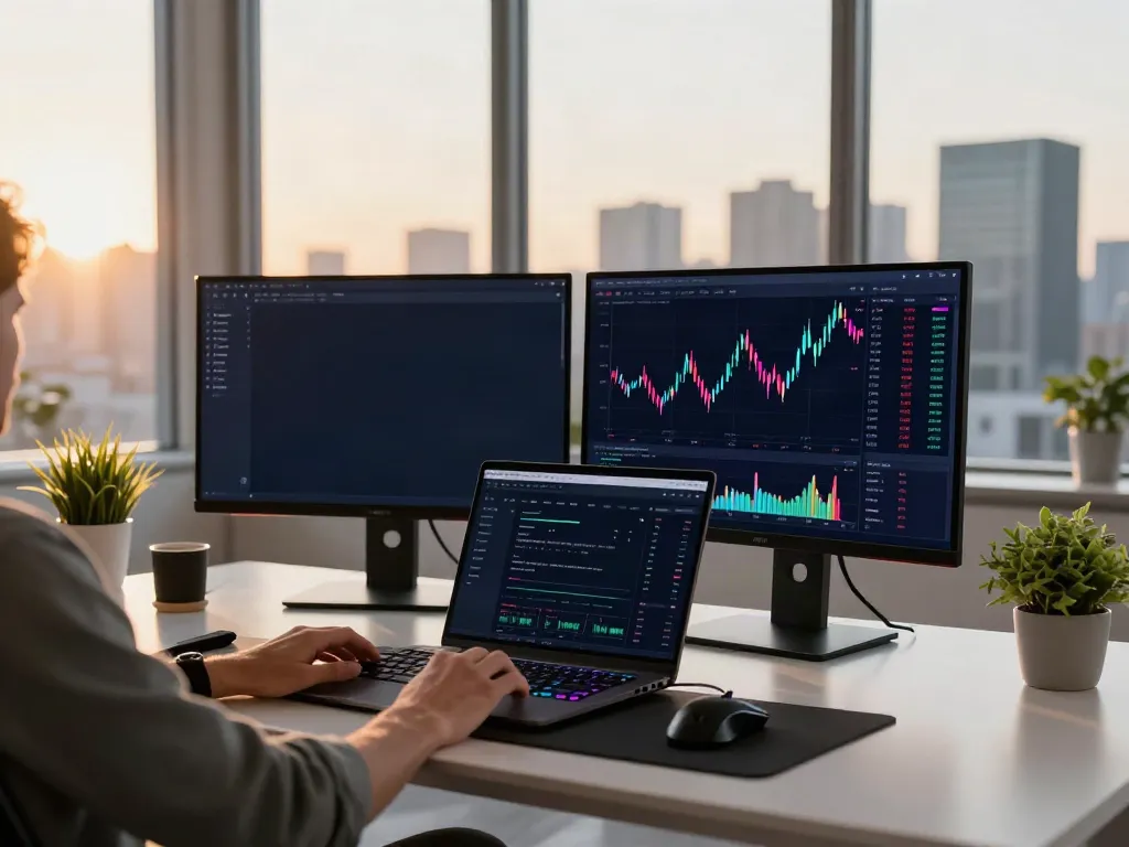forex quote API in a modern cryptocurrency trading workspace with real-time data and digital wallet.