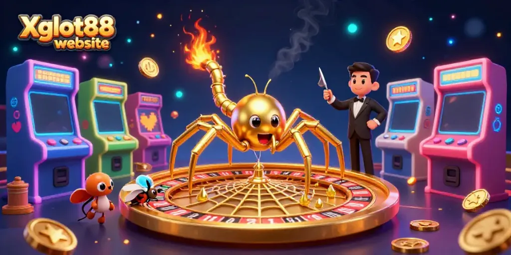 Temukan keseruan taruhan di situs Xgslot88 dengan ilustrasi 3D menarik dari kasino.