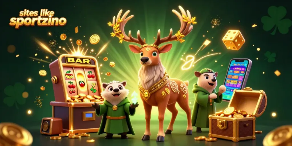 Experience fun with sites like sportzino featuring energetic casino scenes and jackpot excitement.